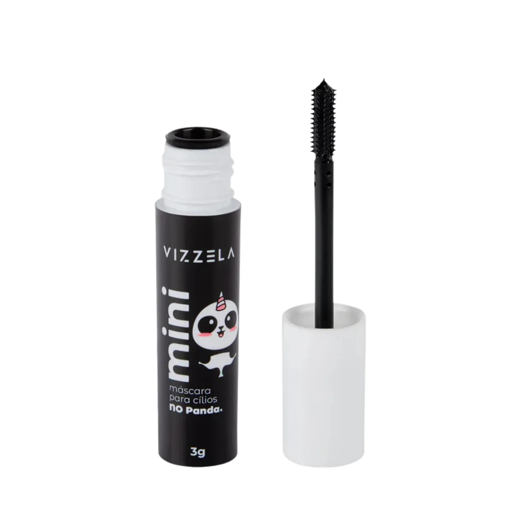 Máscara Vizzela Mini No Panda Preta 3g